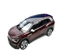 1:18 Per Volkswagen ID.6X SUV Light Edition Modello Di Auto In Lega Con Interni Realistici E Porte Apribili(Red)