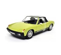 1:18 per Volkswagen Porsche 914 Cyan Classic Sports Car Model Home Decor Collection