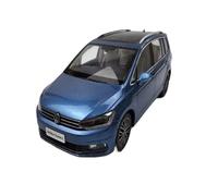 1:18 Per Volkswagen Touran L Blu/Arancione/Marrone Modello Di Auto In Lega Modello In Metallo Multicolore Alla Moda(Blue)