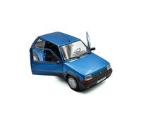 SOLIDO 1810004 MINIATURE RENAULT 5 GT TURBO MK1 BLU ALPINE 1985 1/18