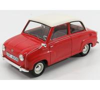 MODELLINO AUTO EPOCA STATICO DIECAST OGGOMOBIL 1955 ROSSO MODELLISMO SCALA 1:18