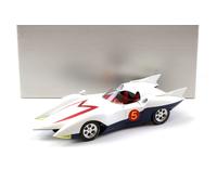 1:18 Schwyn Haas Corpo In Alluminio Hamilton Mach 5 Speed Racer Bianco