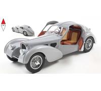 BUGATTI TYPE 57 SC ATLANTIC MAT SILVER 1937 S1802106 SOLIDO'