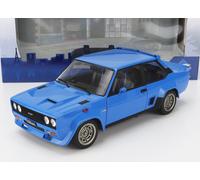 MODELLINO AUTO STATICO SOLIDO FIAT 131 ABARTH 1980 BLU MODELLISMO SCALA 1:18