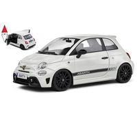 1/18 Solido Fiat Nuova 500 Abarth 595 2022 White Black 1811301