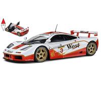 Mclaren F1 Gtr #8 Bpr Gt Endurance 1995 J.nielsen / T.bscher 1:18 Model SOLIDO