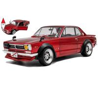 Nissan Skyline C10 Hakosuka Solido Works 1970 Rosso Modellino Auto 1:18 Solido