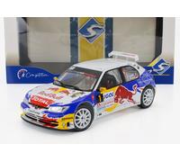 Peugeot 306 Maxi #1 Rallye Du Var 2017 Bianco Loeb Elena Modellino 1:18 Solido