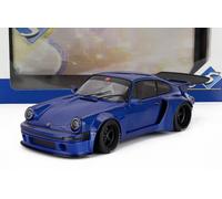 Solido 1:18 KS-R 2024 Modello Die-Cast - Blu scuro metallizzato - Riproduzione dettagliata in scatola finestra con base in plastica - Modello da collezione auto