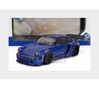 Solido 1:18 KS-R 2024 Modello Die-Cast - Blu scuro metallizzato - Riproduzione dettagliata in scatola finestra con base in plastica - Modello da collezione auto