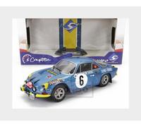 Alpine A110 1600s #6 Rally Montecarlo 1972 Candruet / Pagani (night) 1:18 Model