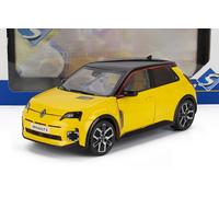 Solido Modellino auto statico Renault R5 E-Tech 2024 Pop giallo/nero Scala 1/18
