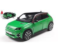 Renault 5 E-TECH 2024 Verde Metallizzato Modello Auto 1:18 Solido