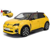 Solido Modellino auto statico Renault R5 E-Tech 2024 Pop giallo/nero Scala 1/18