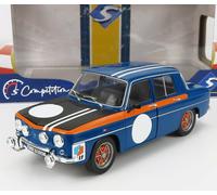 MODELLINO AUTO STATICO DIECAST RENAULT R8 GORDINI 1300 1967 BLU ARANCIO 1/18