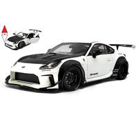 Toyota GR86 Lbwk Bodykit 2024 Bianco Metallizzato Modellino Auto 1:18 Solido