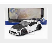 Toyota GR86 Lbwk Bodykit 2024 Bianco Metallizzato Modellino Auto 1:18 Solido