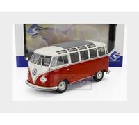 1:18 SOLIDO Volkswagen T1 Samba Minibus 1962 Red White SL1813402