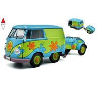 Solido Modellino di Veicolo Volkswagen T1 Van Kool Combi Ghosthunters 1:18 con rimorchio Multicolore