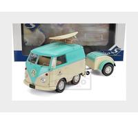 1:18 SOLIDO Volkswagen T1 Van Kool Combi With Trailer 1950 SL1810905