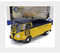 MODELLINO FURGONE STATICO SOLIDO VOLKSWAGEN T1B PICK-UP IKEA 1950 GIALLO 1/18