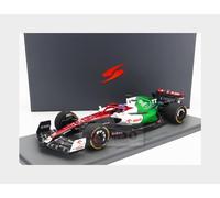 MODELLINO AUTO STATICO ALFA ROMEO F1 C42 #77 BOTTAS CON VETRINA SCALA 1/18