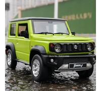 1:18 SUZUKI Jimny Modelli di auto pressofusi in lega Veicoli fuoristrada Giocattolo con suono e luce Modello di auto Collezione di simulazione Regali per bambini