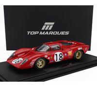 1/18 TOPMARQUES - FERRARI - 312P 3.0L V12 COUPE TEAM SEFAC N 18 24h LE TOP130A