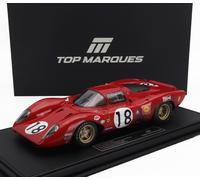 1/18 TOPMARQUES - FERRARI - 312P 3.0L V12 COUPE TEAM SEFAC N 18 24h LE TOP130AD