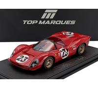 1/18 TOPMARQUES - FERRARI - 330 P4 4.0L V12 SPIDER TEAM FERRARI SPA SEFAC TOP146