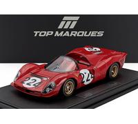 1/18 TOPMARQUES - FERRARI - 330P4 4.0L V12 SPIDER TEAM SPA FERRARI SEFAC TOP146B