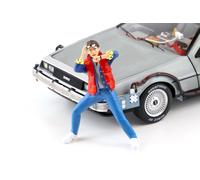 1:18 Triple9 Indietro To The Futura Marty Mcfly Figur Diorama Accessori T9-1800