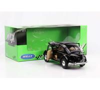 1:18 Volkswagen Classic Beetle 1950 Nero Welly NEX Diecast