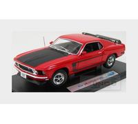 1:18 Welly Ford Usa Mustang Boss 302 1969 Dark Orange WE12516 Modellino