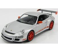 Porsche 911 (997) GT3 Rs 2007 Argento Modellino Auto 1:18 Welly