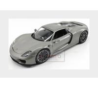 1:18 WELLY Porsche 918 Spider Hard-Top Closed 2015 Grey Met WE18051HGY