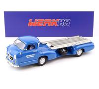 1:18 WERK83 Mercedes Camion da Corsa Il Blu Miracolo 1955 Blu