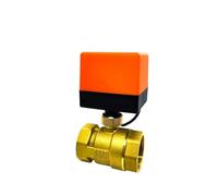 1/2 "1-1/2" 2 "valvola a sfera elettrica in ottone a tre fili bidirezionale aria condizionata riscaldamento a pavimento torre 'acqua valvola di commutazione 220 24V 12V(2",220)