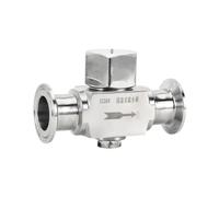 1/2" 1" 1.5" 2" Tri Clamp OD 12.7 25 38 51 Steam Trap SS304 Stainless Steel Thickened High Temperature Resistant Steam(OD12.7mm TC25.2,SUS316L)