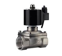 1/2 "1" 2 "Elettrovalvola DN15-50 Subacquea in Acciaio Inossidabile Impermeabile Normalmente Chiusa Acqua Aria for Fontana Stagno Resistenza all'alta pressione(1 1/2",24V)