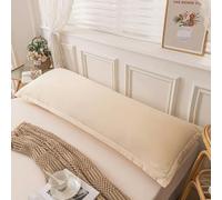 1.2/1.5/1.8m Federa Lunga per la Casa Federa per Coppia in Poliestere Delicato sulla Pelle Federa per Cuscino per Il Corpo Abbracciante per La Casa di Grandi Dimensioni-COLORE 4-48X180cm(19x71inch)
