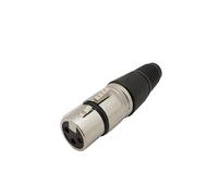 1/2/10 pezzi Connettore for cavo audio XLR a 3 pin MIC Spina maschio Jack femmina Adattatore for microfono(2Pcs Female)