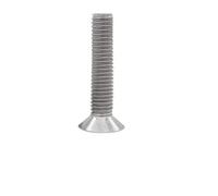 1/2/10 pz M2 .5 M3 M4 M5 M6 M8 M10 x 3 4 6 8 10 12 15 20 25-55mm TA2 GR2 Titanio Testa Svasata Piatta Vite A Brugola Bulloni(35mm,M6-(2pcs))