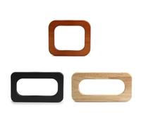 1-2-10PCS Varie Forme Borse In Legno Massello Maniglie di Ricambio FAI DA TE Tote Bag Portafoglio Borse In Tessuto Classico Accessori Della Cinghia(Color-08,1 piece)