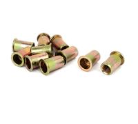 1/2"-13 zigrinato dado a rivetto a innesto inserto filettato tono bronzo 10pz