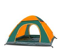 1-2 2-3 3-4 Person Camping Tent, Insect Screens for Ventilation And Ventilation Tent, Tent for Picnic/Hiking/Fishing/Outdoor,Green Door,3 to 4 Vision