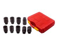 BFO Set di bussole d'impatto 1/2" 9 pz profonde esagonali 29/30/31/32/33/34/35/36/38 mm