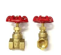 1/2 "; 3/4 "; 1 "; 1-1/4 "; 1-1/2 "; 2 "; 3 "; 4 "; Valvole a saracinesca in ottone DN15 20 25 Valvola di commutazione dell'acqua Valvola a saracinesca con filettatura interna 1 pz(2.5 Inch)