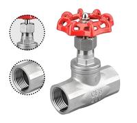 1/2" 3/4" 1" 1-1/4" 1-1/2" 2" 304 Valvola di arresto filettata in acciaio inossidabile con filettatura interna Valvola for contatore dell'acqua for vapore ad alta temperatura(3/4")