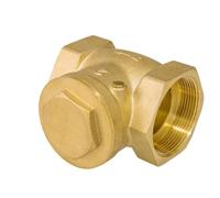 1/2" 3/4" 1" 1-1/4" 1-1/2" BSP Female Thread Brass Swing Check Valve One Way Non-return Valve for Water Brass Horizontal Check(1I2)